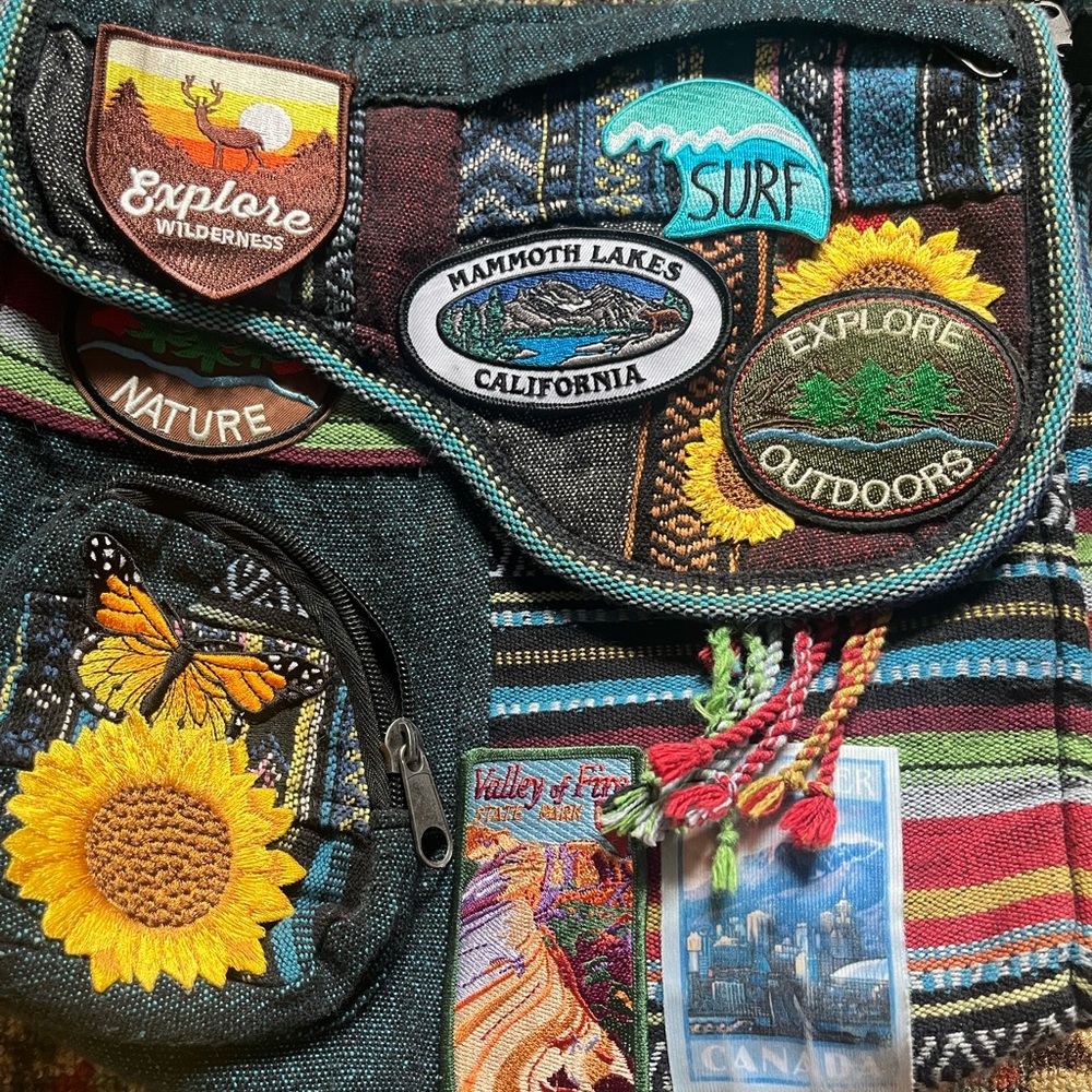 Patchy Multi-Colored Bag - image 2